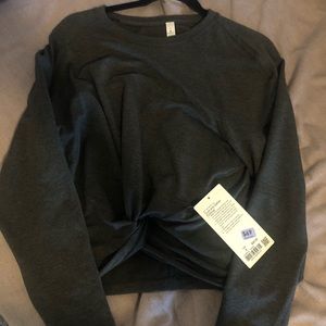 Lululemon tuck and gather crew neck